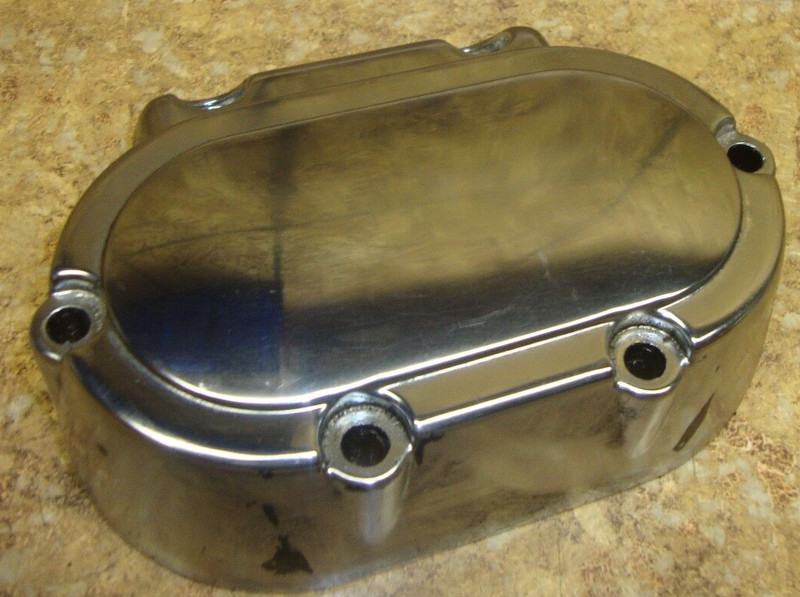 01 Harley Davidson HD FXDL Dyna Glide Engine Chrome Cover Panel Clutch Actuator