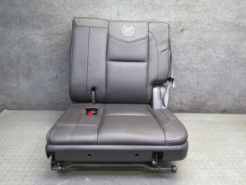 2012-2014 CADILLAC ESCALADE PLATINUM REAR LEFT THIRD 3RD ROW LEATHER SEAT
