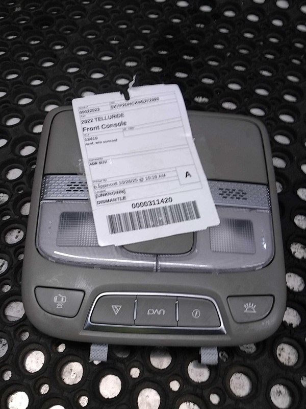 2022 KIA Telluride Center Console Black OEM 92800S9000GYT 46K Miles