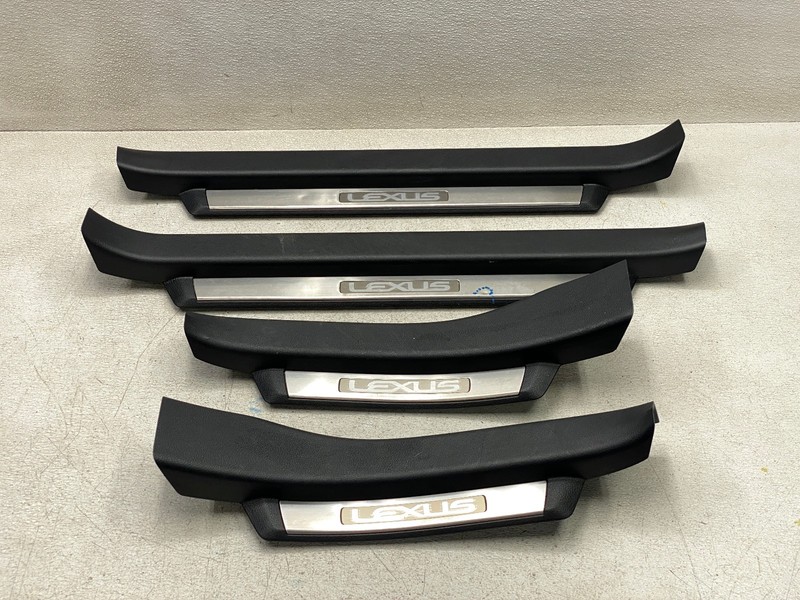 14-20 LEXUS GS200T GS350 FRONT & REAR DOOR SILL SCUFF TRIM PLATE TRIM OEM LOT776