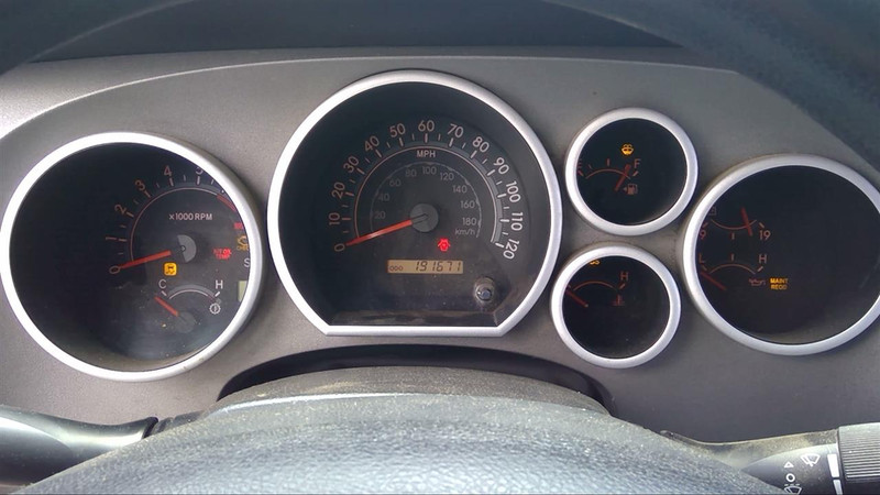 2010 ONLY!! Toyota Tundra 5.7 Tow Trans Gauge Speedometer Cluster Panel 191,671