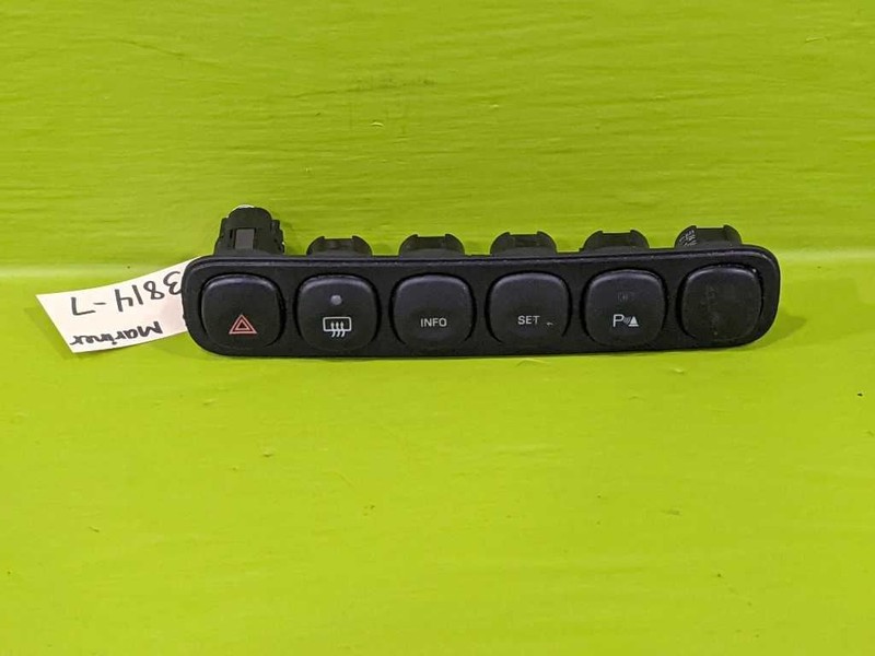 05 06 07 MARINER HAZARD DEFROST INFO PARK ASSIST SWITCH W/BEZEL OEM 3814-7