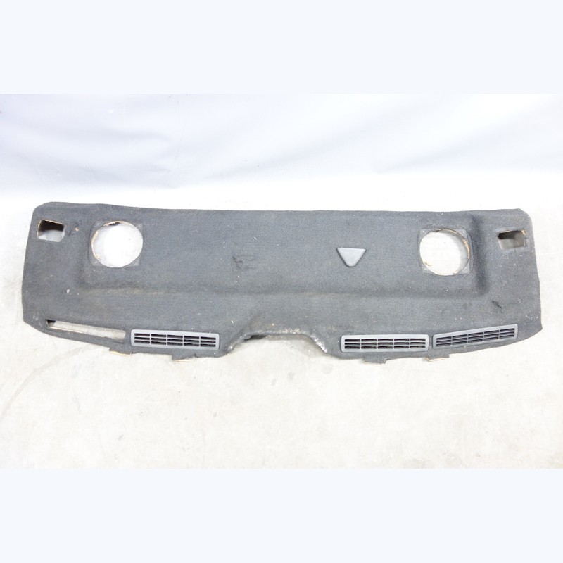 1988-1991 BMW E30 3-Series Coupe Sedan Rear Window Shelf Trim Panel Black OEM