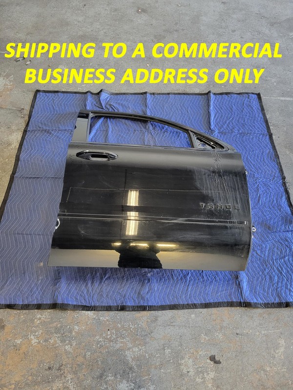 Used Oem Chevrolet Right Passenger Front Door & Trim Panel for 2015-2020 Tahoe