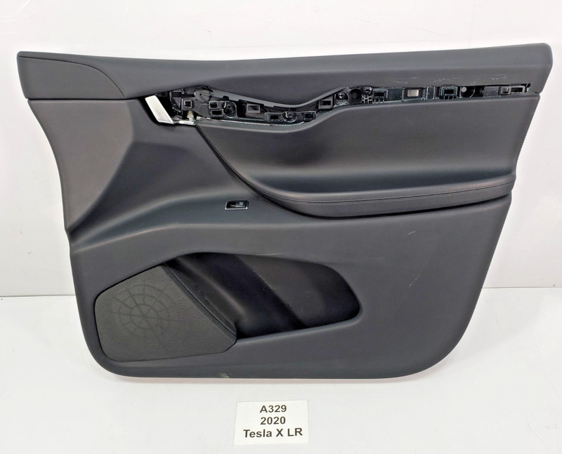 ✅ 16-20 OEM Tesla Model X Front Right Passenger Side Door Panel Trim Black