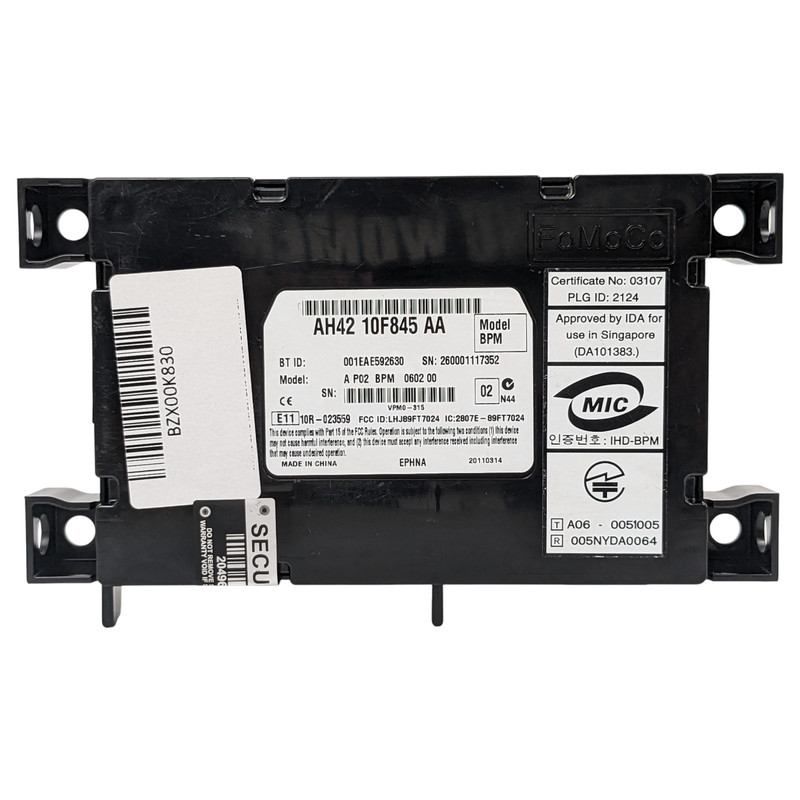 10-13 Range Rover Sport Bluetooth Communication Control Module AH42-10F845-AA