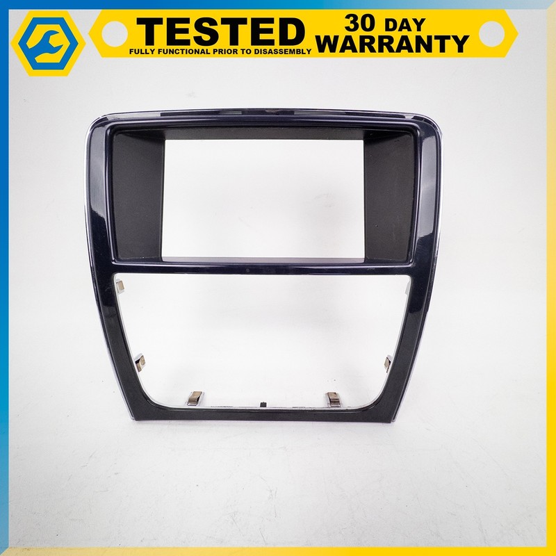 10-19 JAGUAR XJ DASH CLIMATE CONTROL RADIO DISPLAY TRIM BEZEL OEM