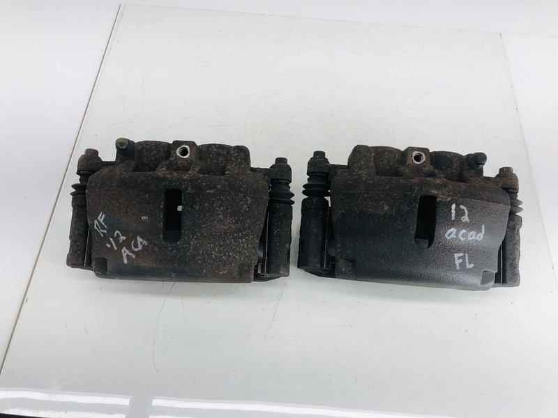 07-16 GMC ACADIA AWD FRONT LEFT & RIGHT PASSENGER SIDE ABS BRAKE CALIPER SET OEM