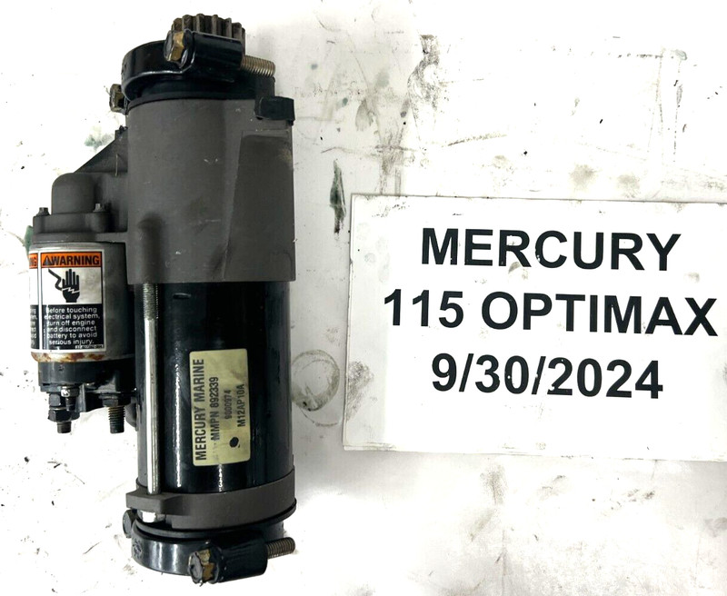 MERCURY OUTBOARD OPTIMAX 2010 115DFI STARTER 892339T FRESHWATER!