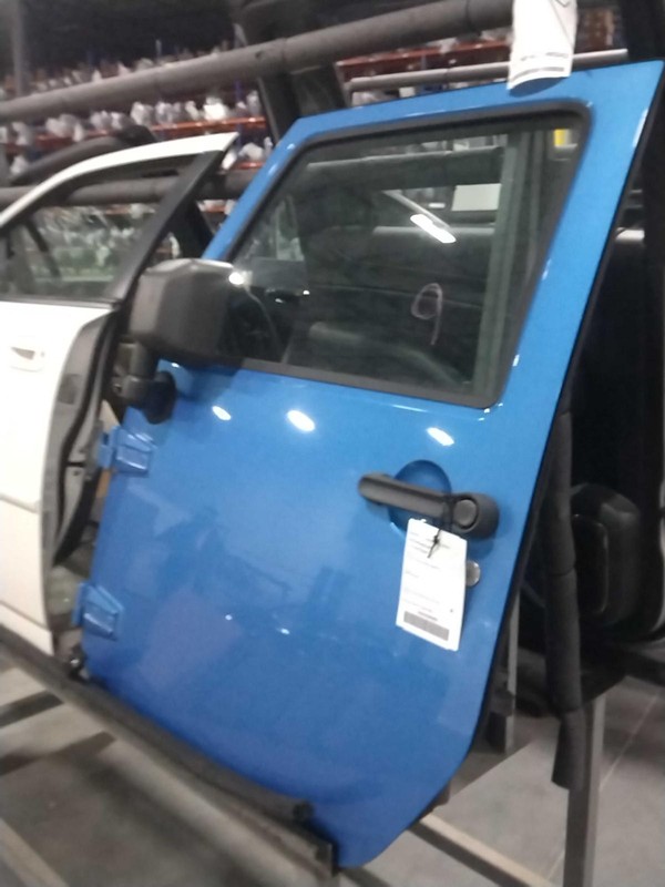 2010 Jeep Wrangler Left Door Blue 2DR SUV Power Window Regulator Used