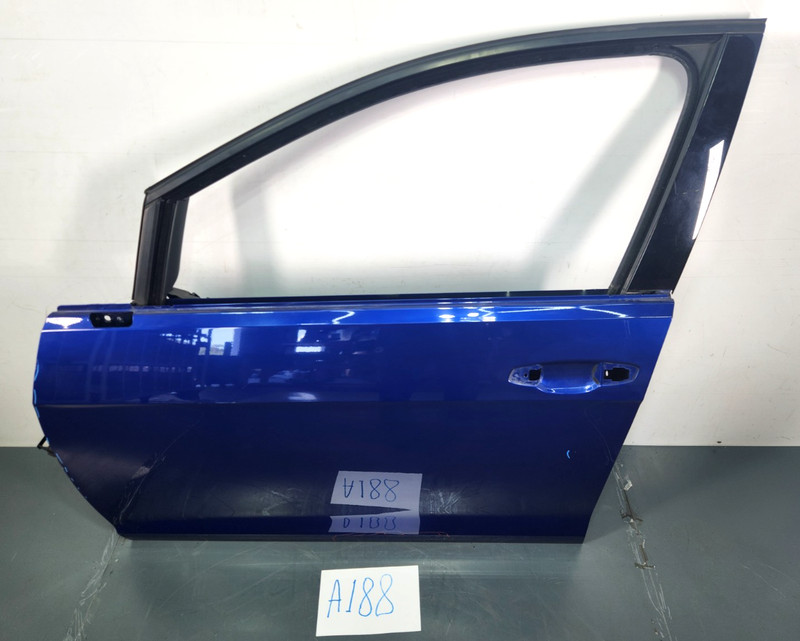 ✅ 15-19 OEM Volkswagen Golf R Front Left Driver Side Door Shell Panel Blue*