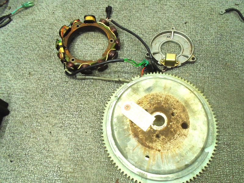 Generator Assy 6H0-85550-00, 85580-03, 85510-01-00 Yamaha Outboard 2008 90 Hp