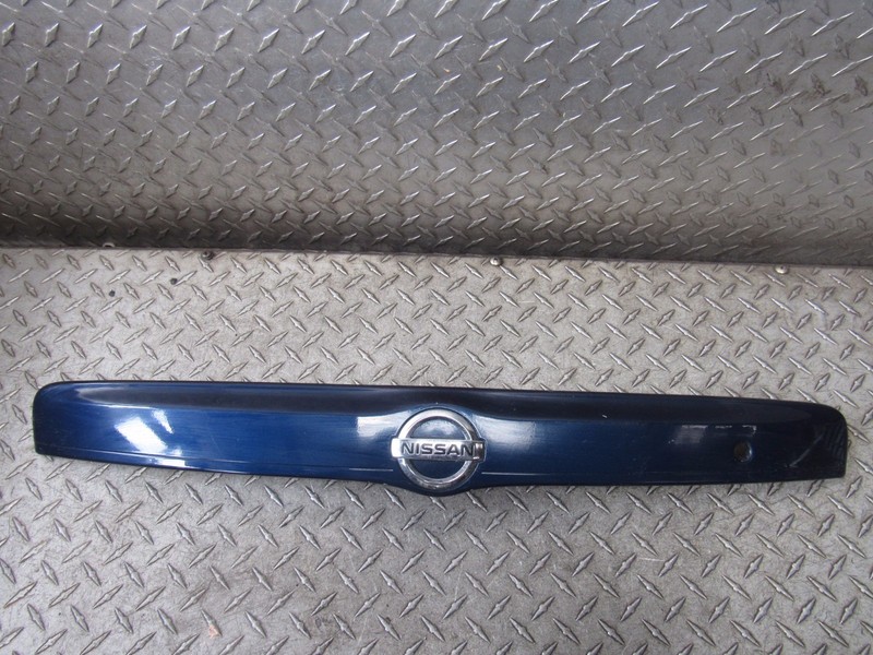 2014 NISSAN VERSA TRUNK LICENSE PLATE LAMP FINISH PANEL TRIM 1.6L 4CYL