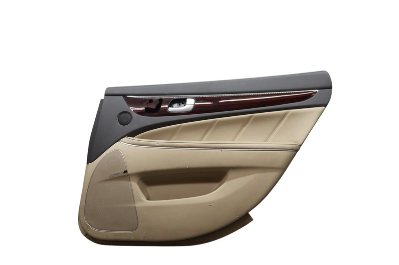 11-16 Hyundai Equus Rear Right Side Interior Door Panel Cover Beige Oem