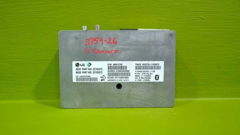 11 CAMARO CRUZE COMMUNICATION VOICE RECOGNITION CONTROL MODULE OEM 3759-26