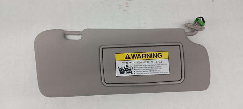 10-'11 HONDA CR-V right passenger Sun visor w/illumination gray OEM