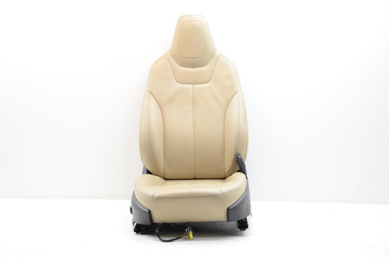 12-16 Tesla Model S Tan Passenger Right Front Seat