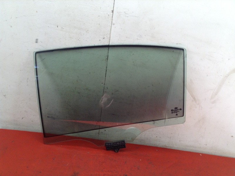 09-14 HYUNDAI GENESIS REAR LEFT DRIVER SIDE DOOR WINDOW GLASS OEM