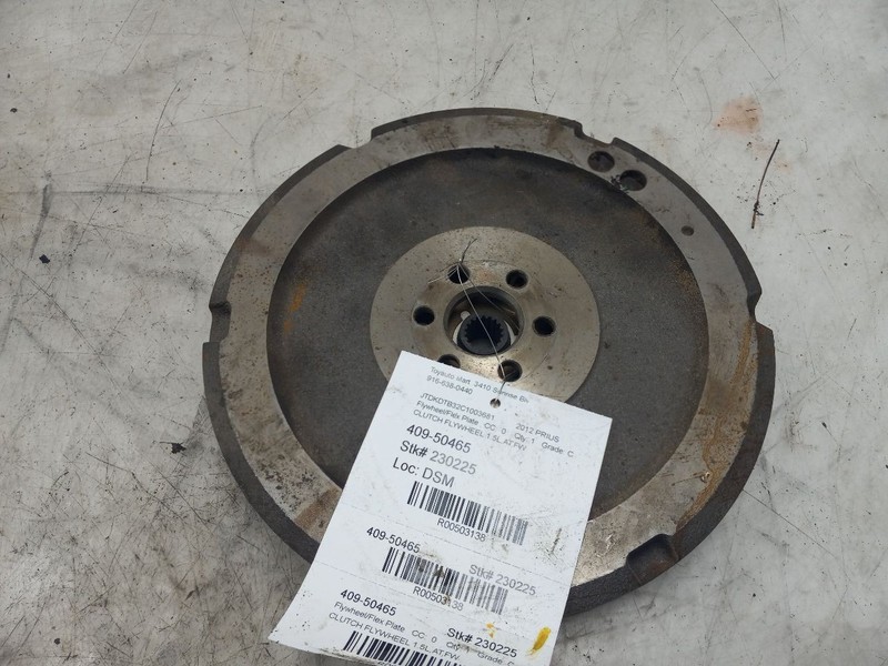 12-19 TOYOTA PRIUS C 1.5L FLYWHEEL FLEX PLATE