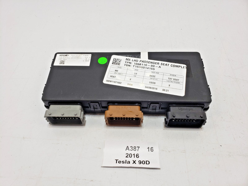 ✅ 2016-2020 OEM Tesla Model X Front Right Passenger Seat Control Module Unit