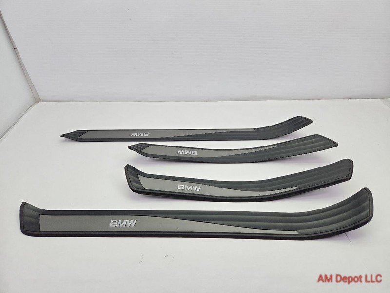 2008 BMW 535i 535xi 528xi 528i E60 Door Sill Entrance Cover Set 4pc 51477034304