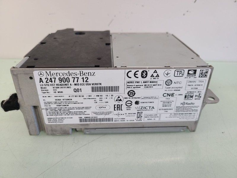 Audio Equipment Radio 118 Type Fits 20-23 MERCEDES CLA-CLASS 591122
