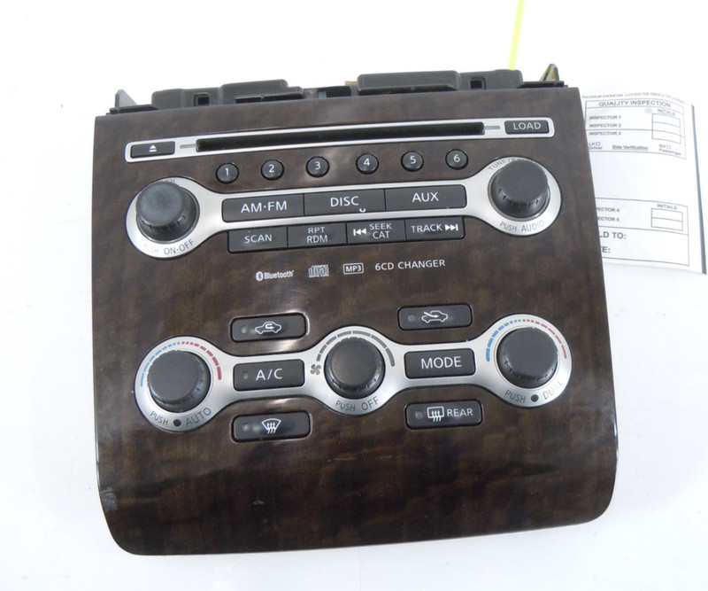 2009 09 Nissan Maxima Front Dash Mounted AM FM Radio Climate Control OEM