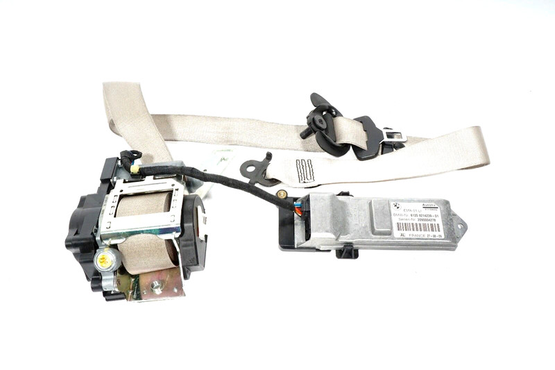 09 10 11 12 BMW 750I F01 FRONT LEFT DRIVER SEAT BELT RETRACTOR COMPLETE OEM