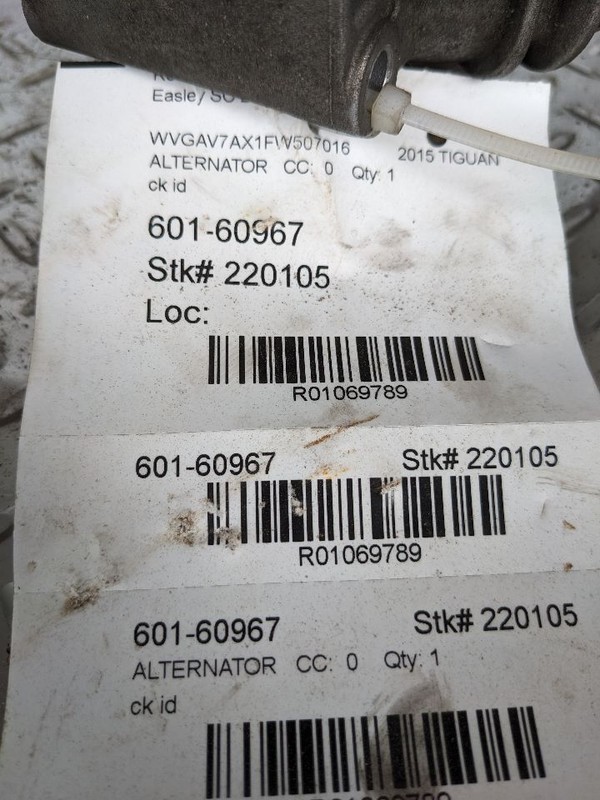 Alternator Engine ID Cbpa 140 Amp Bosch Manufacturer Fits 05-16 JETTA 1069789