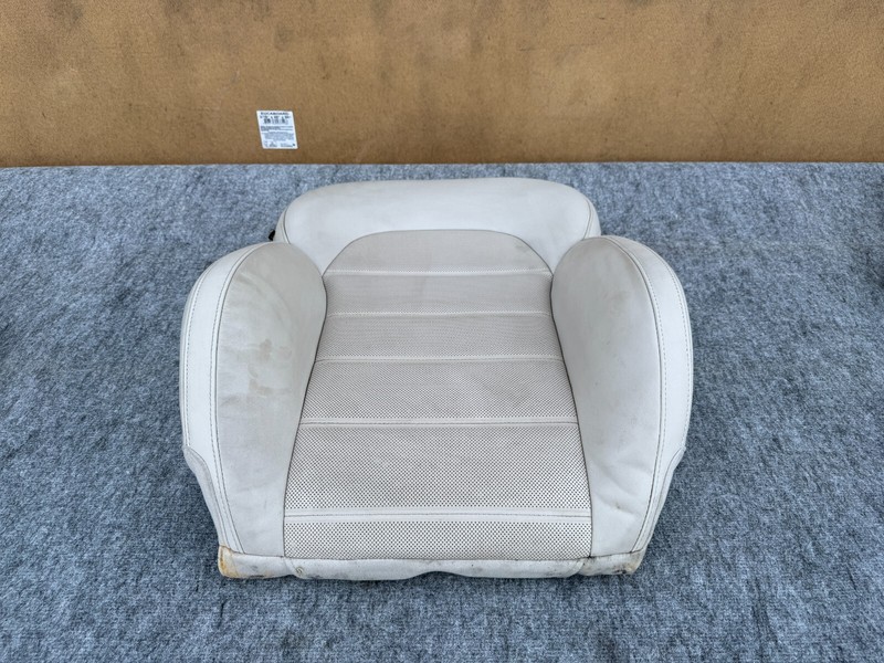 KIA STINGER 2018-2023 OEM FRONT RIGHT PASSENGER UPPER SEAT SKIN LEATHER (GRAY)