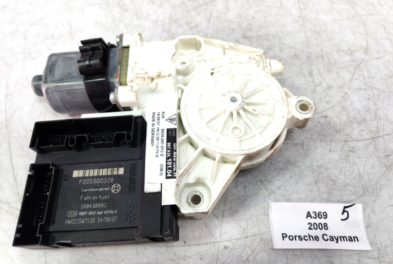 ✅ 06-12 OEM Porsche Cayman 987 Front Left Driver Door Window Regulator Motor