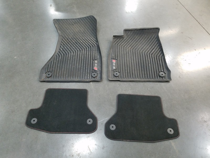 2018 Audi RS5 Quattro F5 Rubber / Carpet Floor Mat Set #2200 VV3