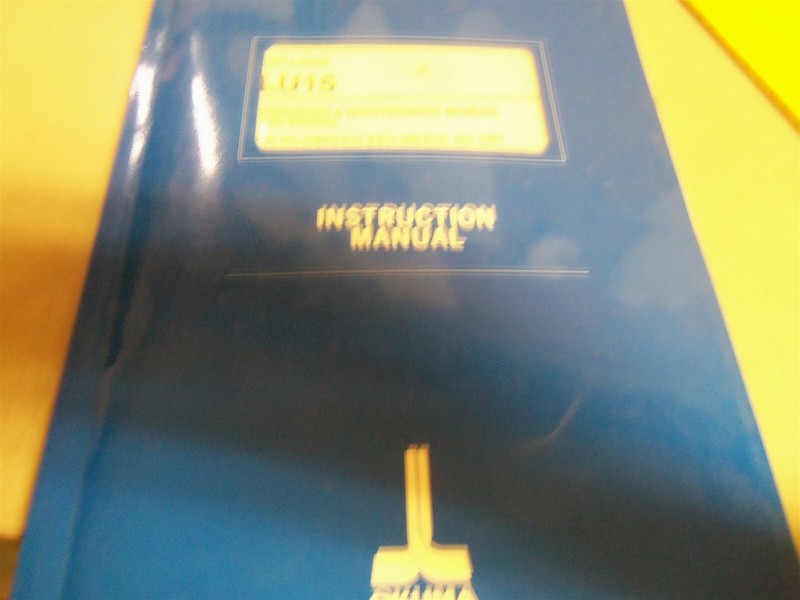 Okuma LU15 Operation and Maintenance Manual 15th Edition #166 *FREE SHIPPING*