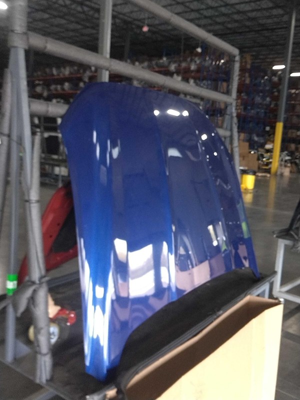 2016 Ford Fusion OEM Blue Hood Panel - Used, Chips & Scratches, 4DR Sedan