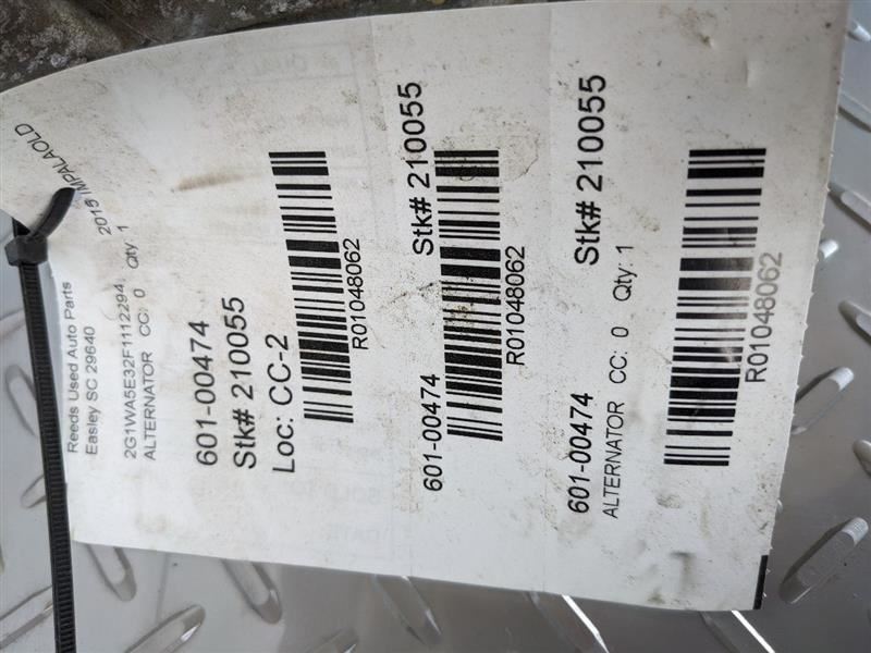 Alternator Fits 10-16 LACROSSE 1048062