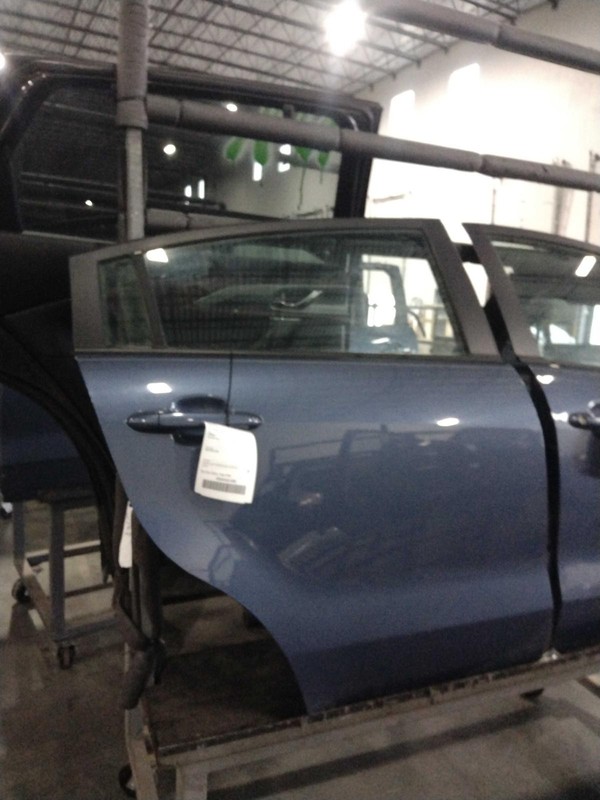 2016 KIA RIO Rear Right Door Blue OEM Used 101K Miles - 366484