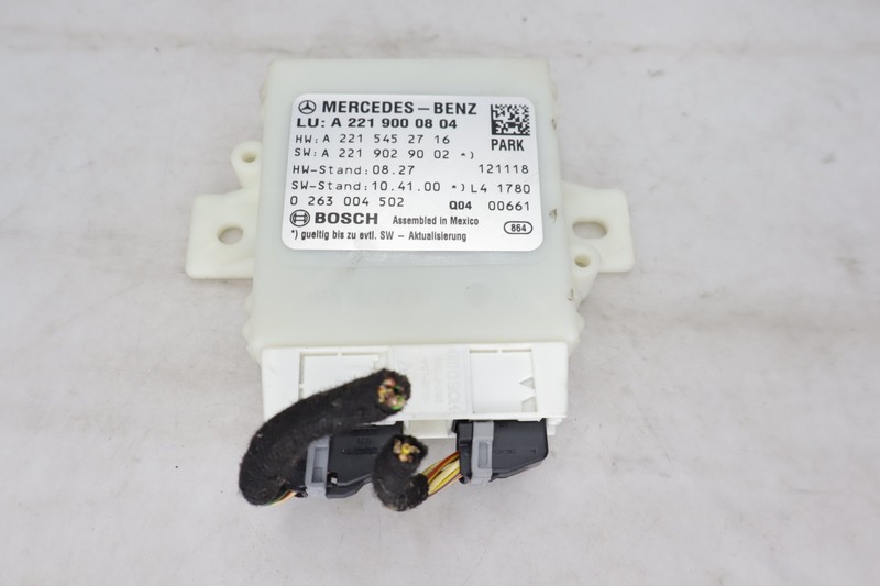 10-13 W221 MERCEDES BENZ S550 S600 S63 REAR PARKTRONIC CONTROL MODULE 2219000804