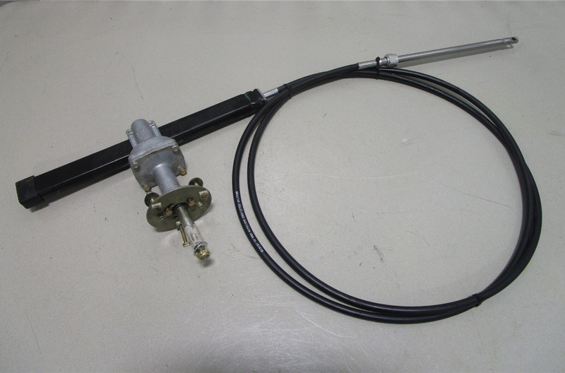 SSC13414 Teleflex Seastar Marine Rack & Pinion Boat Steering Cable & Helm 14' Ft