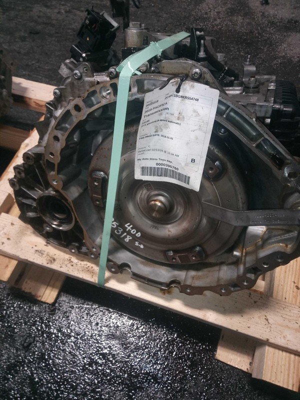 Used Automatic Transmission Assembly fits: 2019 Chrysler Pacifica AT gasoline 9