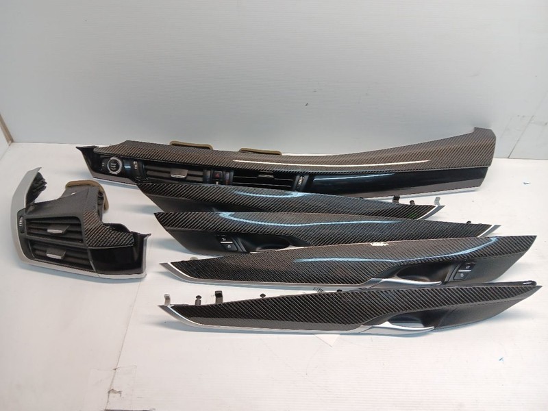2015-2019 BMW F85 F86 X5 X6 Carbon Fiber Interior Trim Kit Set OEM