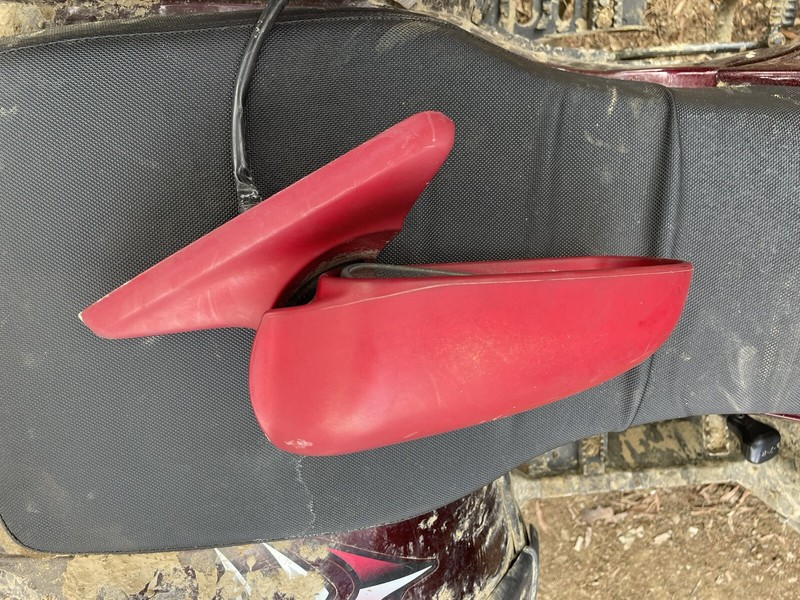 94-99 TOYOTA CELICA OEM LH Front Power Door Mirror - Red Driver Side