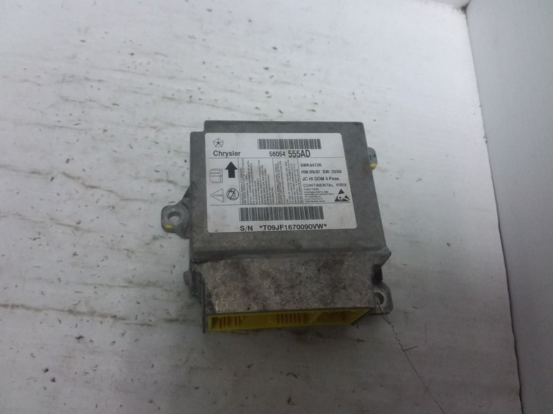 SRS Control Module With Roof Bags Fits 09-10 JOURNEY 56054555AD