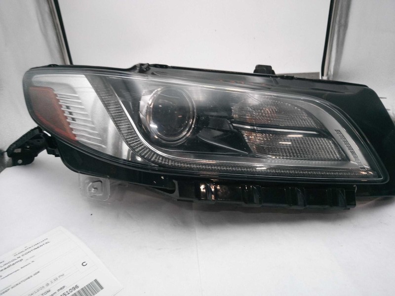 2018 Lincoln Continental Right Headlight Assembly Black OEM Deep Scratches