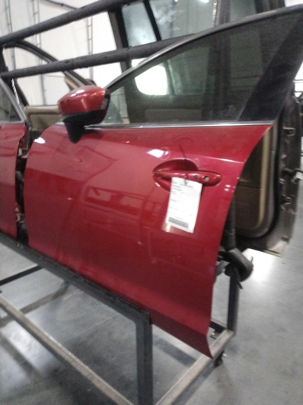 2015 Mazda 6 Left Front Door Red OEM 710161 Dings 128K Mileage