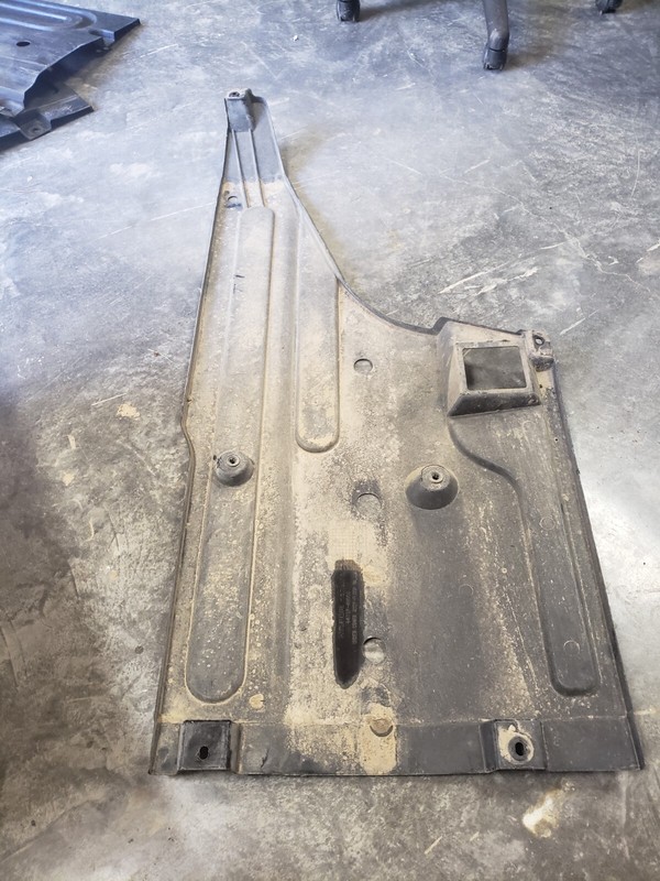 2011-2015 HYUNDAI SONATA HYBRID REAR LEFT UNDER COVER FLOOR SHIELD OEM