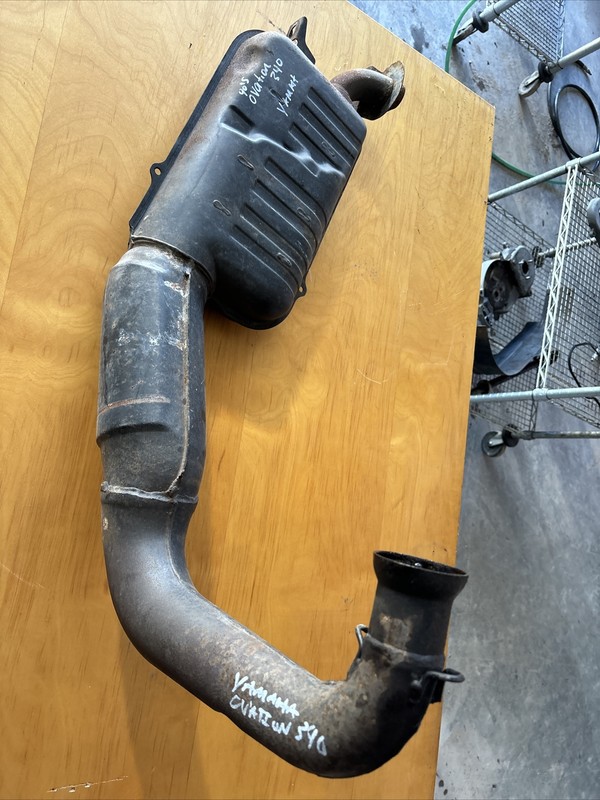 1992 YAMAHA OVATION 340 Vintage Snowmobile Motor Muffler Exhaust Good