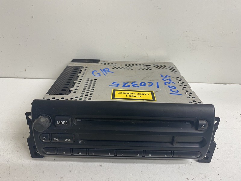 2005-2006 Mini Cooper HT Hardtop Radio Stereo 1 DIN Disc CD 65.12-6 961 275