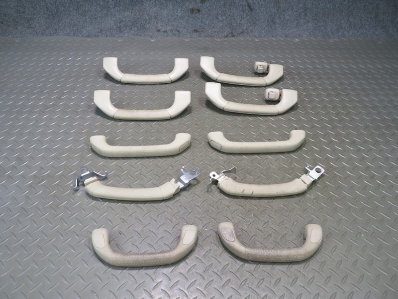 1998-2007 LEXUS UZJ100L LX470 INTERIOR OVERHEAD GRAB HANDLE HOOK SET OF 10