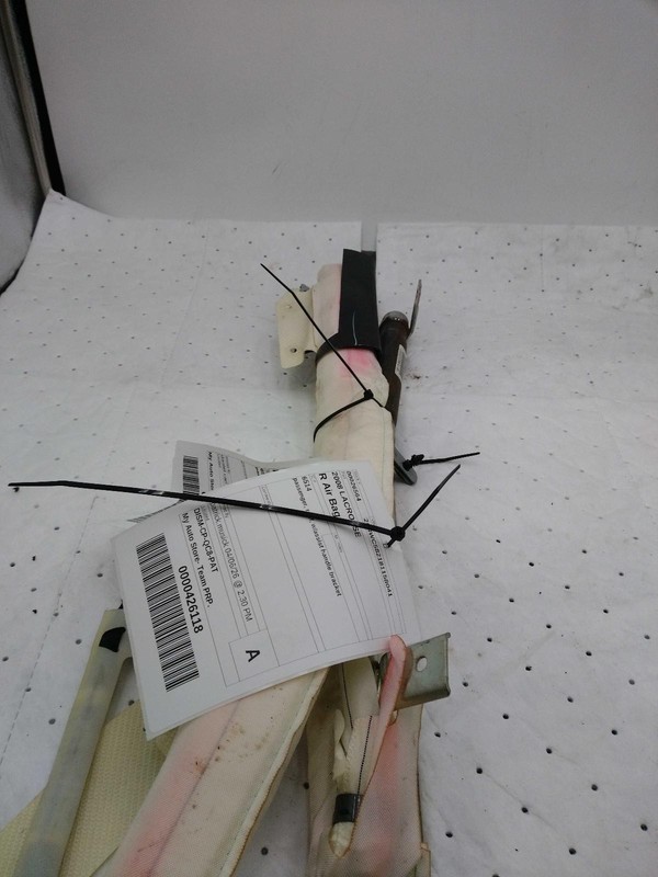 2008 Buick LaCrosse Right Curtain Air Bag OEM 25966433 White 204K Miles