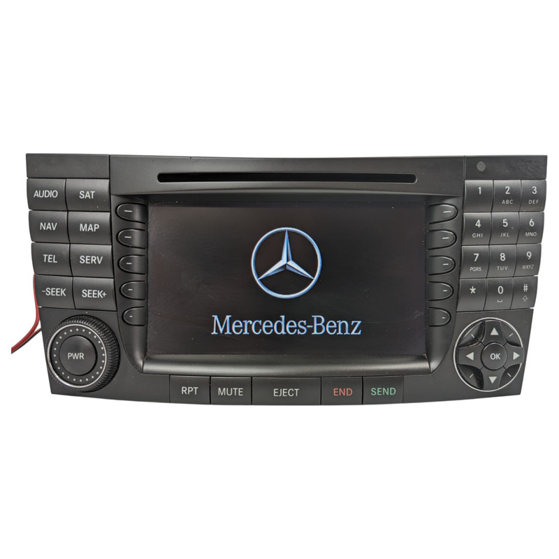 03-08 Mercedes W211 E500 E350 CLS500 CLS550 Command Head Navigation Radio CD OEM